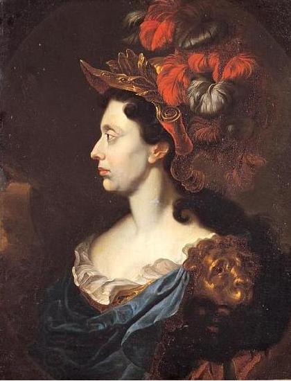 Jan Frans van Douven Anna Maria Luisa de' Medici in profile China oil painting art